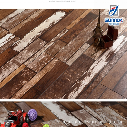 Hot selling New designs colorful wooden decor Russia Oak floor facotry price,matte non slip Wood Flooring tiles in foshan